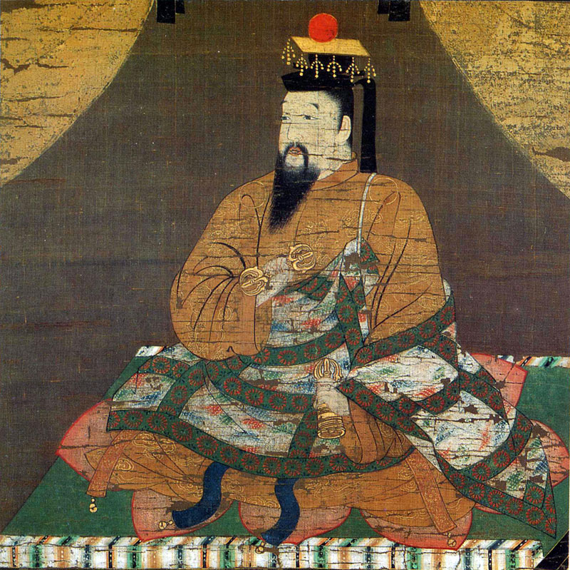 portrait of Go-Daigo (emperor at the time of kenmu codes)